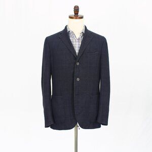 Boglioli 44R Gray Blazer Sport Coat Jacket 3-Button Check Y290